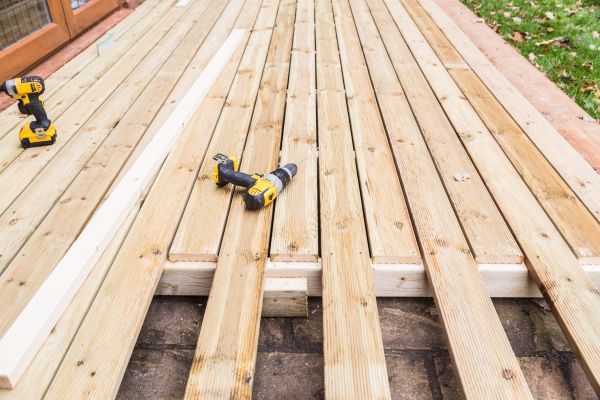 Damaged Deck Boards Repair in Farmington