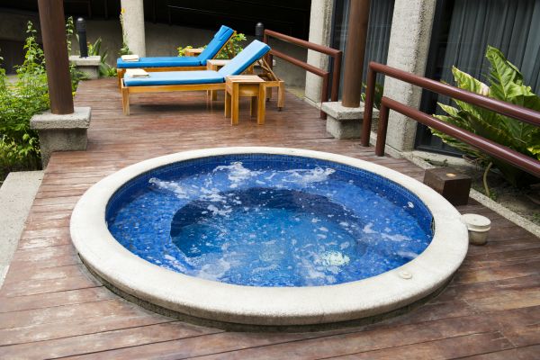 Hot Tub Deck Construction in Farmington