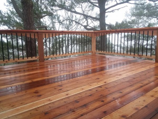 Cedar Deck Repair in Farmington